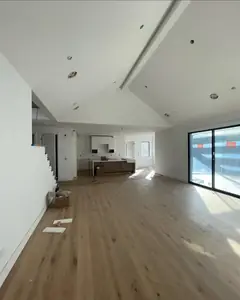 Finished open-plan living room